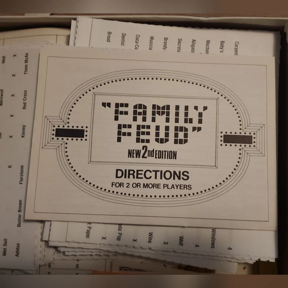 Family Feud 2nd edition game